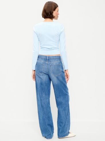 بنطال جينز فضفاض بخصر منخفض من Old Navy - سولستيس in Saudi Arabia