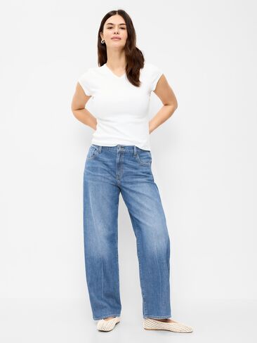 بنطال جينز فضفاض بخصر منخفض من Old Navy - سولستيس in Saudi Arabia