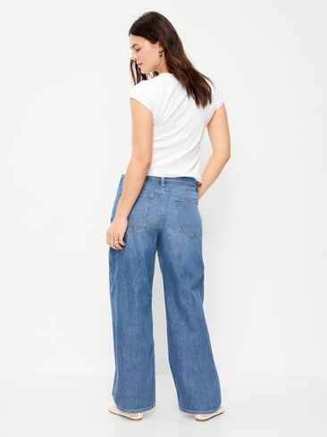 بنطال جينز فضفاض بخصر منخفض من Old Navy - سولستيس in Saudi Arabia