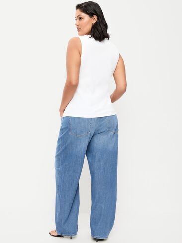 بنطال جينز فضفاض بخصر منخفض من Old Navy - سولستيس in Saudi Arabia