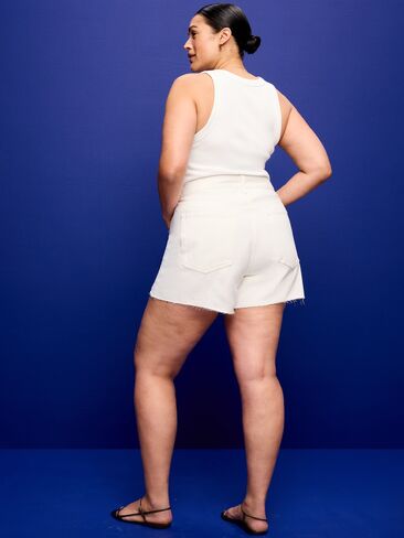 Old Navy High-Waisted OG Jean Cut-Off Shorts -- 4-inch inseam - Threaded Thru in Saudi Arabia