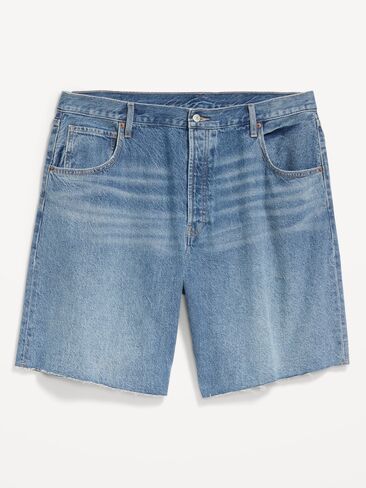 Old Navy Mid-Rise Baggy Jean Cut-Off Shorts -- 9-inch inseam - Vivien in Saudi Arabia