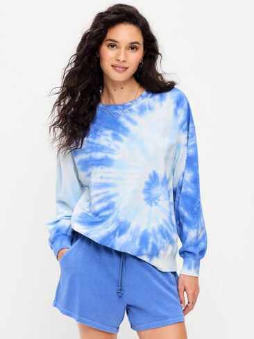Old Navy Oversized Crew-Neck Sweatshirt - Float Your Boat in Saudi Arabia