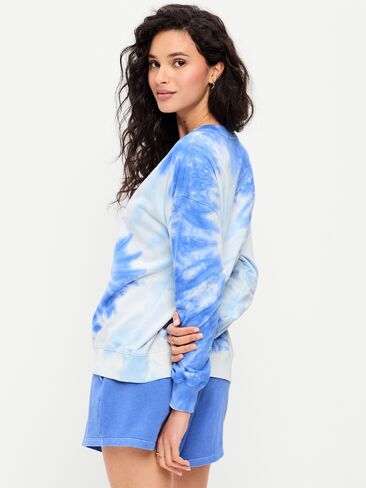 Old Navy Oversized Crew-Neck Sweatshirt - Float Your Boat in Saudi Arabia