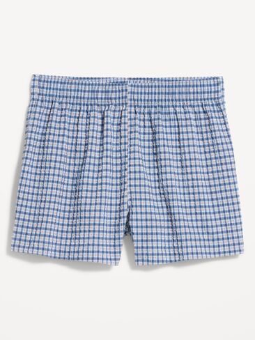 شورت بيجامة قطني من Old Navy - أزرق منقوش in Kuwait