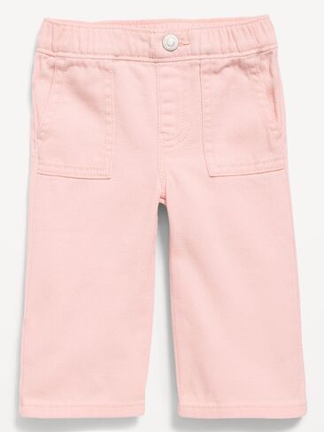 Old Navy Utility Pocket Wide Leg Pants for Baby - Pink Sky in Kuwait