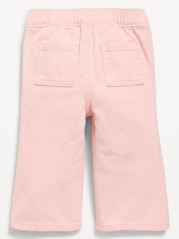 Old Navy Utility Pocket Wide Leg Pants for Baby - Pink Sky in Kuwait