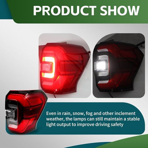 Right Tail Light Assembly Red Trim Compatible with Expedition Limited/Platinum 2022 2023 Passenger Side Rear Lamp Replace NL1Z13404 in Saudi Arabia