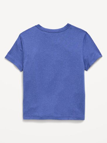 تي شيرت برسومات قصيرة الأكمام من Old Navy CloudMotion للأولاد الصغار - أزرق مائي in Kuwait