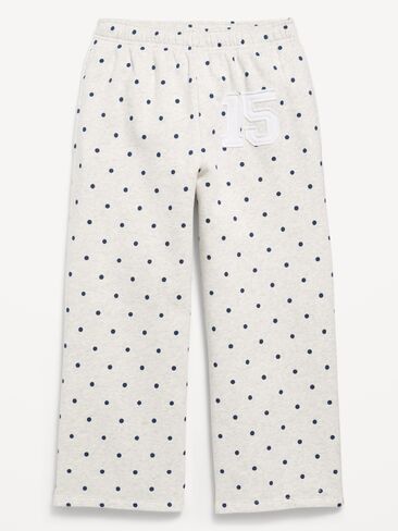 Old Navy Super Baggy Wide-Leg Sweatpants for Girls - Polka Dot in Saudi Arabia
