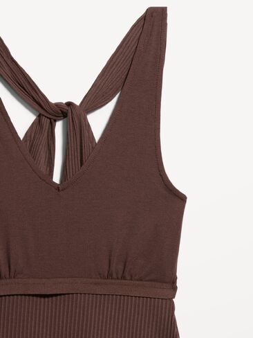 Old Navy Ribbed Loop-Back Halter Top - Peppercorn in Kuwait