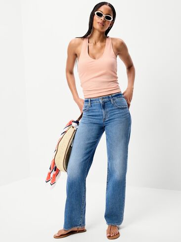 Old Navy Ribbed Loop-Back Halter Top - Peach Gelato in Saudi Arabia