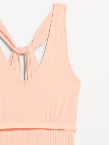 Old Navy Ribbed Loop-Back Halter Top - Peach Gelato in Saudi Arabia