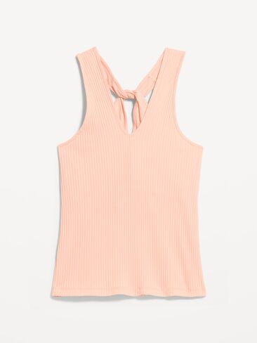 Old Navy Ribbed Loop-Back Halter Top - Peach Gelato in Saudi Arabia