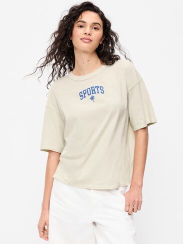 Old Navy Short-Sleeve Loose Crew-Neck T-Shirt - Wish Bone in Saudi Arabia