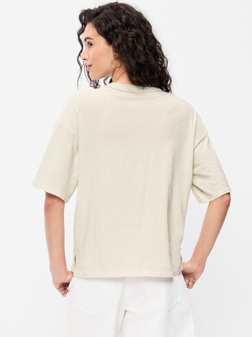Old Navy Short-Sleeve Loose Crew-Neck T-Shirt - Wish Bone in Saudi Arabia