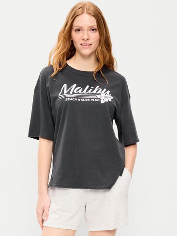Old Navy Short-Sleeve Loose Crew-Neck T-Shirt - Panther in Saudi Arabia