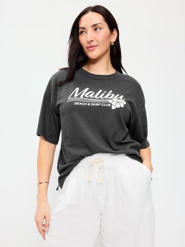 Old Navy Short-Sleeve Loose Crew-Neck T-Shirt - Panther in Saudi Arabia