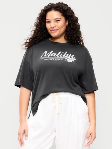 Old Navy Short-Sleeve Loose Crew-Neck T-Shirt - Panther in Saudi Arabia