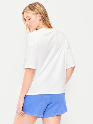 Old Navy Short-Sleeve Loose Crew-Neck T-Shirt - Calla Lilies in Saudi Arabia