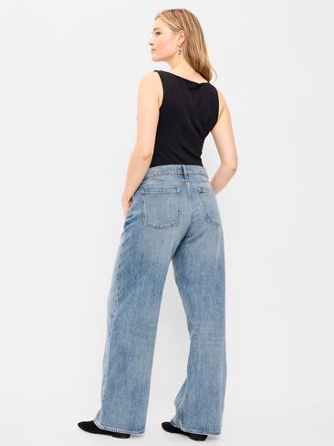 Old Navy Low-Rise Baggy Wide-Leg Jeans - Nohea in Saudi Arabia
