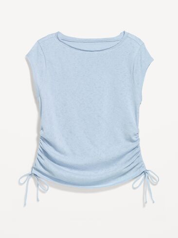 Old Navy Cap-Sleeve Shirred Side Top - Sky Maintenance in Saudi Arabia