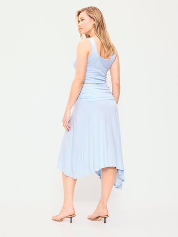 Old Navy Asymmetrical Draped Midi Skirt - Sky Maintenance in Saudi Arabia