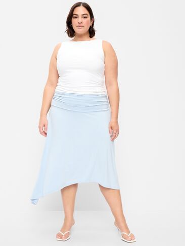 Old Navy Asymmetrical Draped Midi Skirt - Sky Maintenance in Saudi Arabia