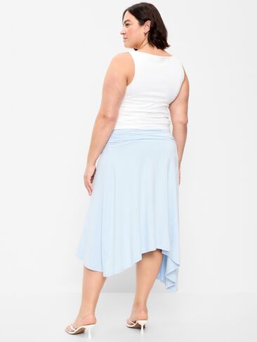 Old Navy Asymmetrical Draped Midi Skirt - Sky Maintenance in Saudi Arabia