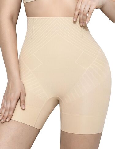KLVEE High Waisted Shapewear Tummy Control Shorts for Women, Body Shaper, Seamless Shaping Thigh Slimmer Under Dress in Saudi Arabia