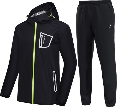 HOTSUIT Sauna Pant for Men Gym Sweat Pants Black, S in Saudi Arabia
