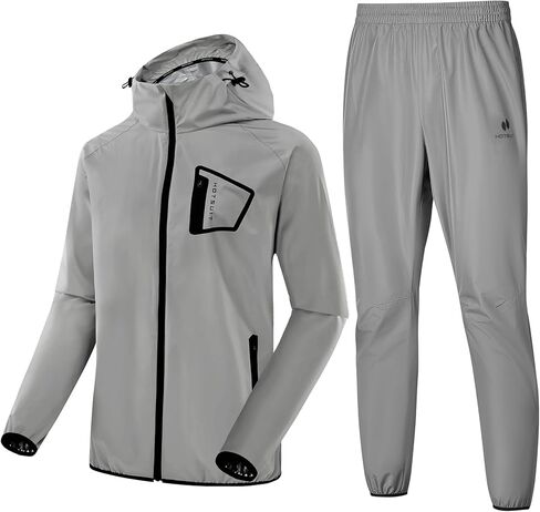 HOTSUIT Sauna Pant for Men Gym Sweat Pants Black, S in Saudi Arabia