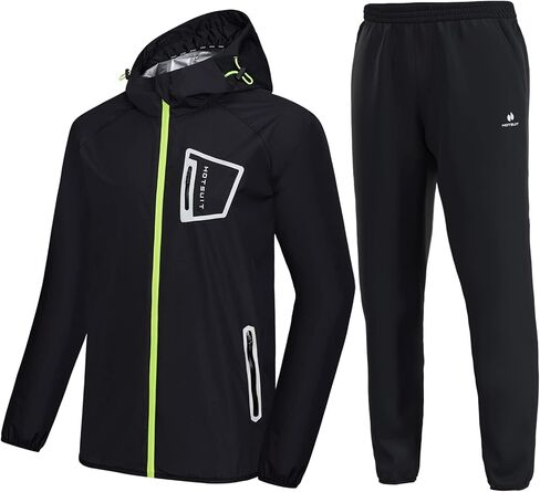 HOTSUIT Sauna Pant for Men Gym Sweat Pants Black, S in Saudi Arabia