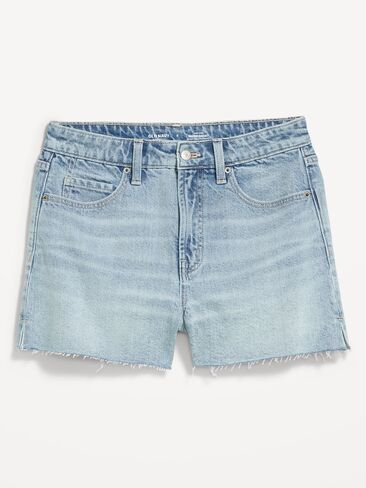 Old Navy Extra High-Waisted Jean Cut-Off Shorts -- 2.5-inch inseam - Koa in Saudi Arabia