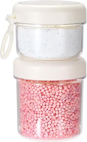 Portable Laundry Detergent Dispenser with Handle, Stackable Laundry Storage Containers for Apartments and Dorms, Small Plastic Detergents Organizer for Scent Booster Pods Tablets Powder-3 Tier in Saudi Arabia