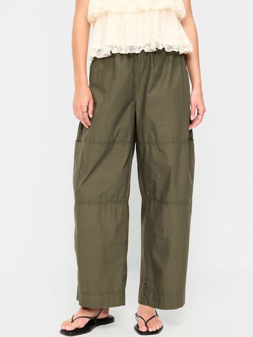 بنطال Old Navy قصير الساق متوسط ​​الارتفاع - أخضر تراثي in Saudi Arabia