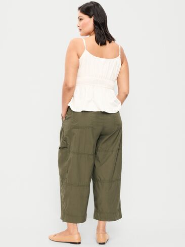 بنطال Old Navy قصير الساق متوسط ​​الارتفاع - أخضر تراثي in Saudi Arabia