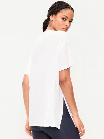 Old Navy CloudMotion Short-Sleeve Tunic - Magnolia in Saudi Arabia