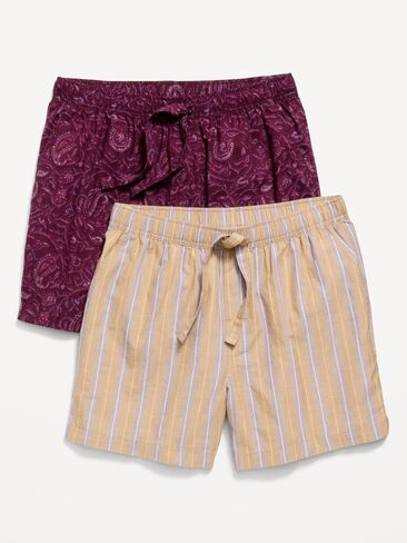 Old Navy 2-Pack Poplin Pajama Shorts - Paisley in Saudi Arabia