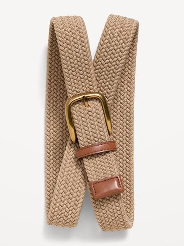 Old Navy Braided Belt for Men - Tan in Saudi Arabia