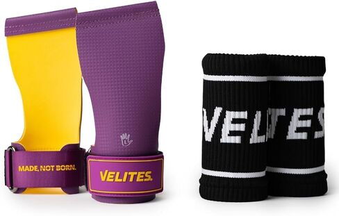 Velites I Quad Ultra Magnesium Free Grips I for Crosstraining or Gymnastics Athletes I Improve Your Results and Achieve Your Goals I Size M I Color Purple Mustard., Purple Mustard, M in Saudi Arabia