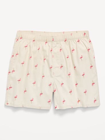 شورت بوكسر ناعم مغسول من Old Navy - درزة داخلية 3.75 بوصة - فلامنغو in Saudi Arabia
