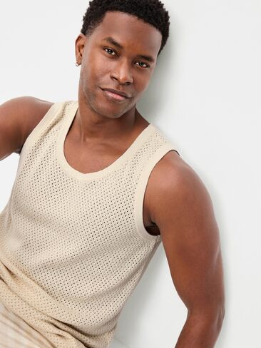 Old Navy Relaxed Sweater Tank - Sea Salt in Kuwait