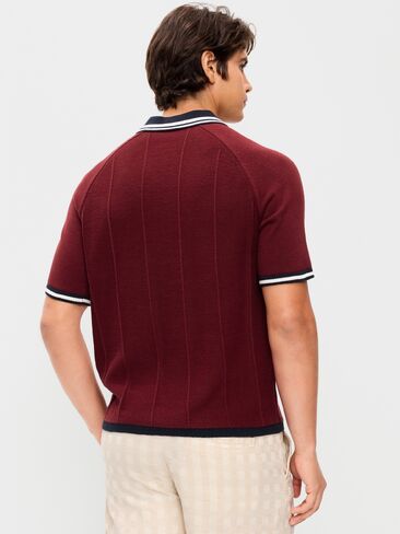 Old Navy Rugby-Style Sweater Polo - Scarlet Fire in Saudi Arabia