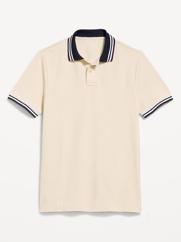 Old Navy Classic Fit Pique Polo - Howlite in Saudi Arabia