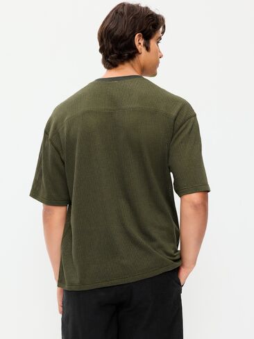 Old Navy Football-Style Knit T-Shirt - Forest Green in Saudi Arabia