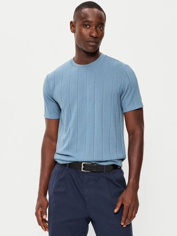 Old Navy Relaxed Sweater T-Shirt - Moonlight Ocean in Saudi Arabia