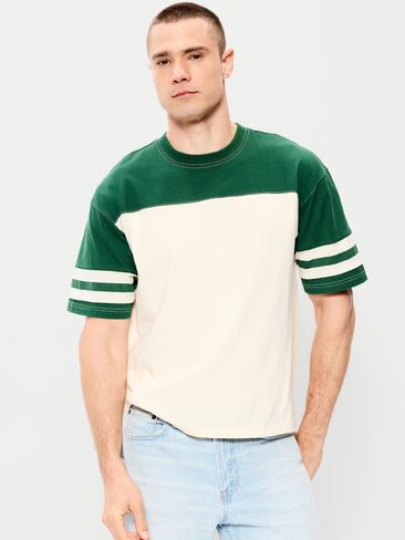Old Navy Heavyweight Short-Sleeve Football-Style T-Shirt - Field Of Greens in Saudi Arabia