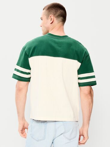 Old Navy Heavyweight Short-Sleeve Football-Style T-Shirt - Field Of Greens in Saudi Arabia