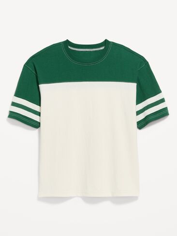 Old Navy Heavyweight Short-Sleeve Football-Style T-Shirt - Field Of Greens in Saudi Arabia